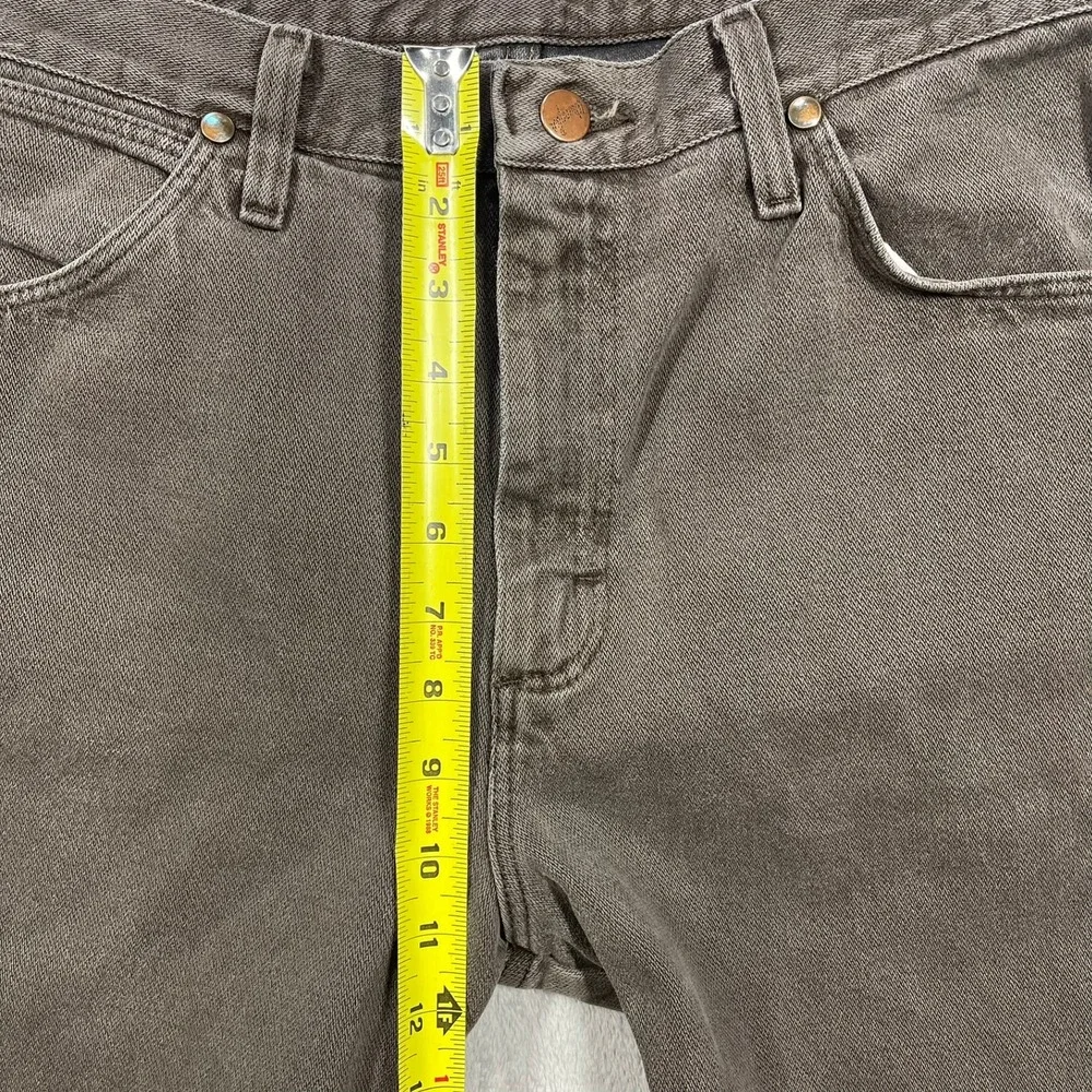 Wrangler Jeans Mens 33(31)x30(29) Brown Regular Fit Cotton Denim 13MWZRK